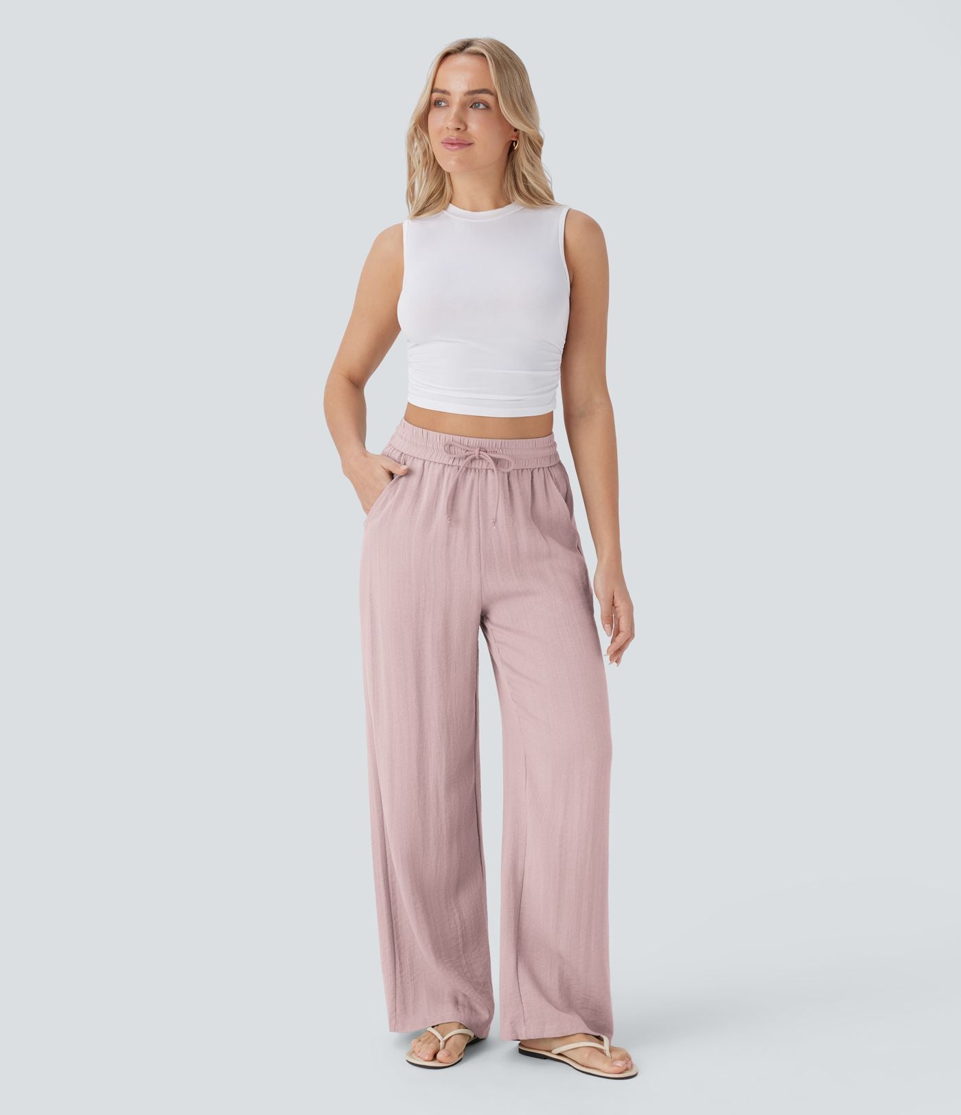Eleganckie Spodnie Lniane CLARA