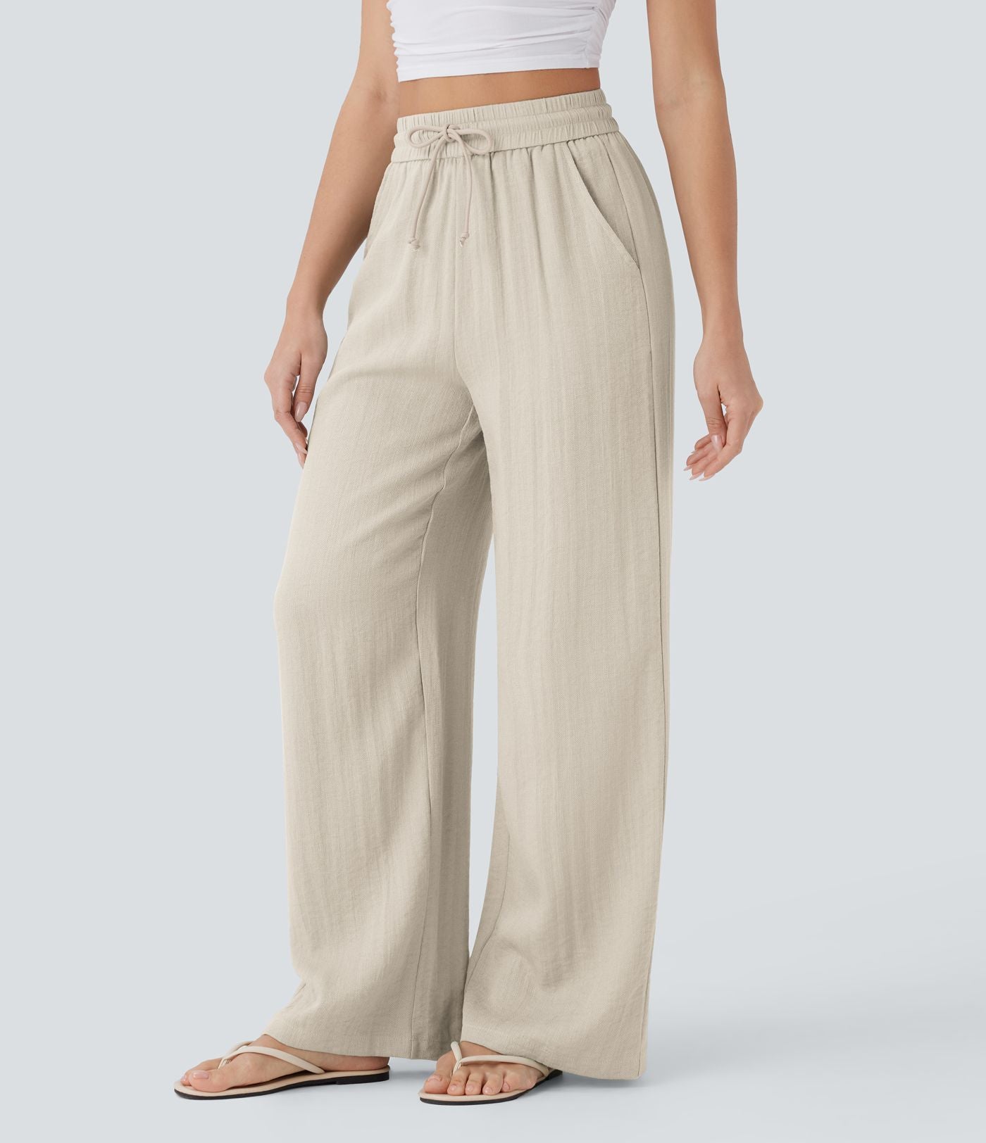 Eleganckie Spodnie Lniane CLARA